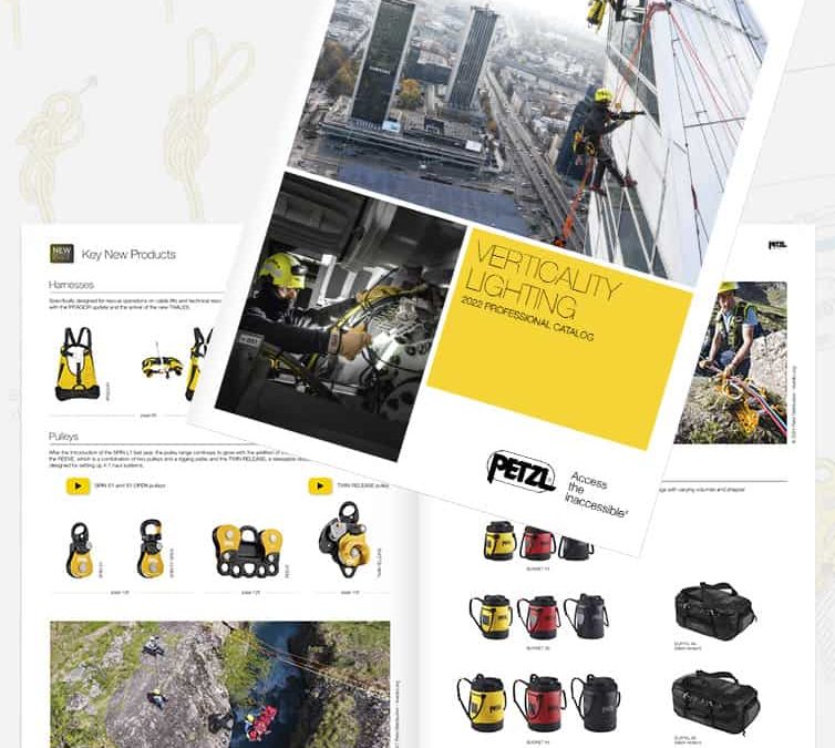 Le catalogue interactif Petzl 2022 est en ligne